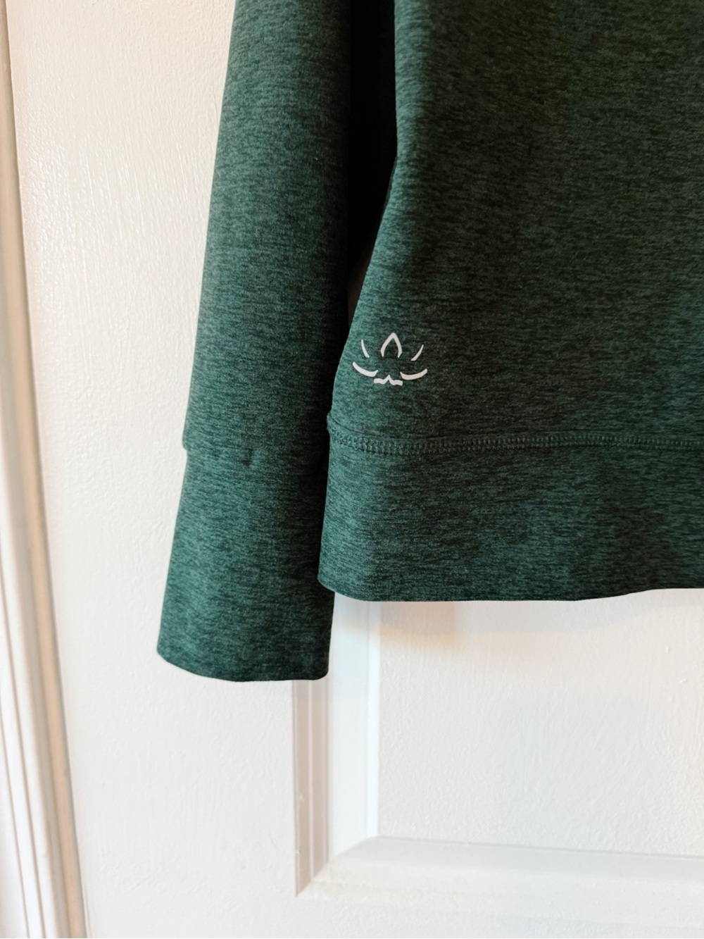 BEYOND YOGA Spacedye Everday Zip Up Hoodie Green Small - Picture 5 of 7